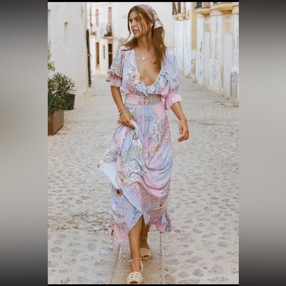 Spell Cha Cha Gown in Jacaranda Maxi Dress - Picture 2 of 10